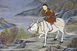 The ten Ox Herding Pictures of Zen Buddhism represent the stages of enlightement The ten Ox Herding Pictures of Zen Buddhism represent the stages of enlightement