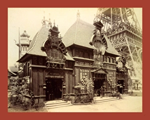 Pavilion Of Nicaragua And Base Of The Eiffel Tower Pavilion Of Nicaragua And Base Of The Eiffel Tower