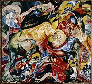 Poland, Lodz, The Fight, 1921-22, oil on canvas Poland, Lodz, The Fight, 1921-22, oil on canvas