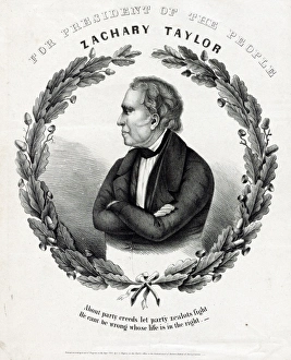 Presidential candidate Zachary Taylor, 1846 Presidential candidate Zachary Taylor, 1846