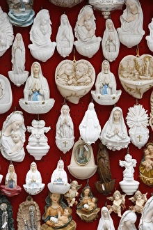 Religious sculptures sold in Lourdes Religious sculptures sold in Lourdes