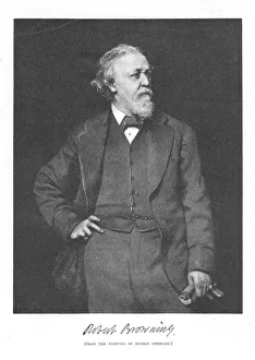 Robert Browning (1812-1889) English poet. From The Century Magazine, New York, 1882 Robert Browning (1812-1889) English poet. From The Century Magazine, New York, 1882