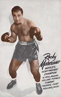 Rocky Marciano Postcard. Rocky Marciano Postcard Rocky Marciano Postcard. Rocky Marciano Postcard