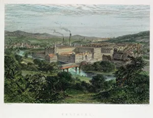 Saltaire, model textile factory and town near Bradford, Yorkshire, England Saltaire, model textile factory and town near Bradford, Yorkshire, England