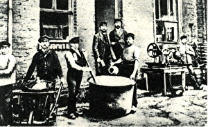 Scene of the laboratory of the factory, 1878 Scene of the laboratory of the factory, 1878
