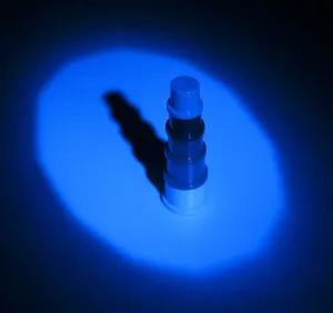 Studio Shot Prints: Blue Light Print: Darkened Object with Black Shadow