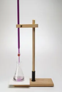 Chemistry Lab Setup Prints: Titration experiment, adding chemical of known concentration to test solution