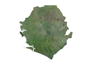Sierra Leone, Satellite Image