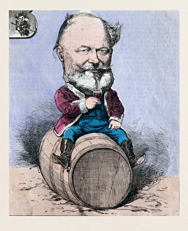 Sitting On A Barrel And Drinking A Glass Of Wine Sitting On A Barrel And Drinking A Glass Of Wine