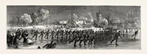 Skating Parade Of The First Huntingdonshire Rifle Volunteers Skating Parade Of The First Huntingdonshire Rifle Volunteers