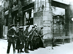Spartakist uprising in Berlin, 20 November 1918 Spartakist uprising in Berlin, 20 November 1918