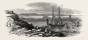 The Steamships pottinger And cyclops Stranded In Thorness Bay The Steamships pottinger And cyclops Stranded In Thorness Bay