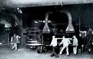 Steel plate manufacture in Dortmund Steel plate manufacture in Dortmund