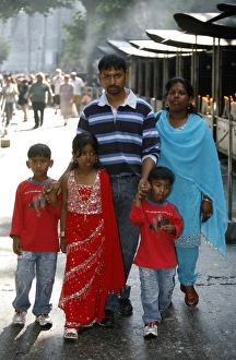 Tamil family at the Lourdes shrine Tamil family at the Lourdes shrine
