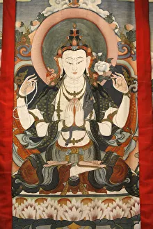 Tchenrezig thangka at Vajradhara-Ling Tchenrezig thangka at Vajradhara-Ling