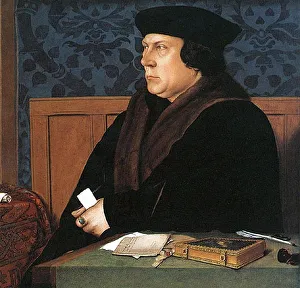 Thomas Cromwell Earl of Essex, painted by Holbein. Thomas Cromwell, 1st Earl of Essex, KG, PC (c) Thomas Cromwell Earl of Essex, painted by Holbein. Thomas Cromwell, 1st Earl of Essex, KG, PC (c)