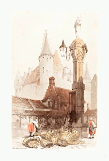 Thomas Shotter Boys (british, 1803 1874 ), Fish Market, Antwerp, 1839 Thomas Shotter Boys (british, 1803 1874 ), Fish Market, Antwerp, 1839