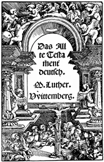 Title page of Luthers Old Testament Title page of Luthers Old Testament