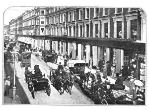 Traffic in Westbourne Grove, London Traffic in Westbourne Grove, London