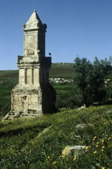 Tunisia, Dougga, Massinissa mausoleum Tunisia, Dougga, Massinissa mausoleum