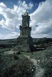 Tunisia, Dougga (Thugga), Massinissa mausoleum Tunisia, Dougga (Thugga), Massinissa mausoleum