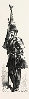 Uniform Of The Polish Cavalry In The Service Of The Sultan. Engraving 1855 Uniform Of The Polish Cavalry In The Service Of The Sultan. Engraving 1855