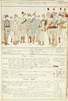 Uniforms of Royal Corp of Colonial troops of Kingdom of Italy in Eritrea Uniforms of Royal Corp of Colonial troops of Kingdom of Italy in Eritrea