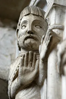 Vezelay Mary Magdalene basilica sculpture Vezelay Mary Magdalene basilica sculpture
