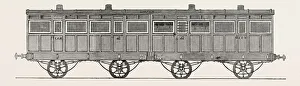 Side View Of Improved Railway Carriage Side View Of Improved Railway Carriage