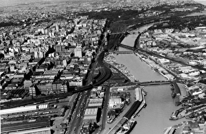 Aerial Of Melbourne, Australia, 1954 Aerial Of Melbourne, Australia, 1954