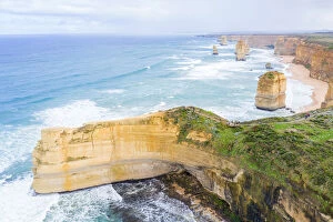 Great Ocean Road Collection: Aerial View of the 12 apostles and Coastline, Great ocean Road
