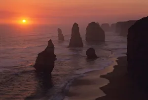 Australia, Victoria, Port Campbell, Twelve Apostles at sunset Australia, Victoria, Port Campbell, Twelve Apostles at sunset