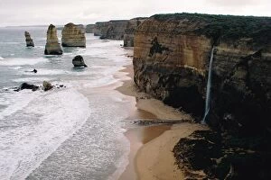 Great Ocean Road Collection: Beach waterfall