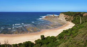 Beautiful beach and rock outcrop near Inverloch, Victoria, Australia Beautiful beach and rock outcrop near Inverloch, Victoria, Australia