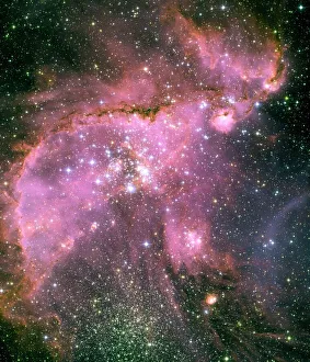 Brilliant, Hot, Young Stars Shine in the Small Magellanic Cloud Brilliant, Hot, Young Stars Shine in the Small Magellanic Cloud