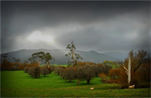 A clearing storm, Upper Blessington, North Central Tasmania, Australia A clearing storm, Upper Blessington, North Central Tasmania, Australia