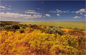 The Coorong, a superb natural waterway as viewed from Jacks point, South Australia The Coorong, a superb natural waterway as viewed from Jacks point, South Australia