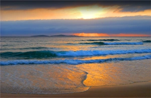 Dawn over Montague Island, central coast, New South Wales, Australia Dawn over Montague Island, central coast, New South Wales, Australia