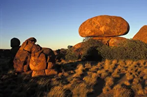 Devils Marbles at sunset, Northern Territory Devils Marbles at sunset, Northern Territory