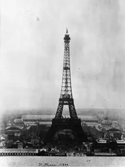 Eiffel Tower Building Process Prints: Eiffel Tower