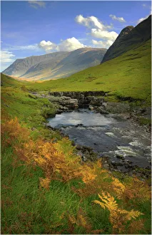 The Glen Etive valley, in the Scottish Highlands The Glen Etive valley, in the Scottish Highlands