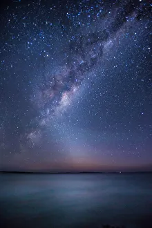 Milky Way over Southern Ocean. South Australia Milky Way over Southern Ocean. South Australia