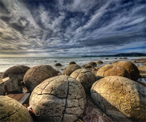 Moeraki Beach, South Island, New Zealand
