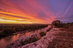 Murray River Sunset Prints: Murray River Sunset