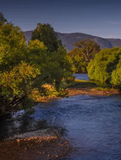 Nariel creek flowing through the valley in early summer, near Corryong Nariel creek flowing through the valley in early summer, near Corryong