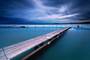 Narrabeen Tidal Pool by night, Sydney, Australia Narrabeen Tidal Pool by night, Sydney, Australia
