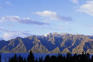 New Zealand, South Island, Lake Hawea and The Remarkables, winter New Zealand, South Island, Lake Hawea and The Remarkables, winter