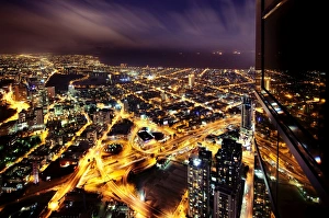 The Night Lights of the City of Melbourne, Victoria, Australia The Night Lights of the City of Melbourne, Victoria, Australia