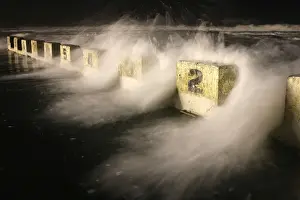 Australian Coastal Scenes Prints: Number blocks