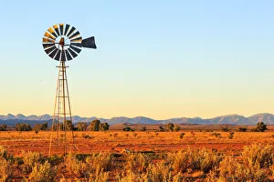 Outback windmill. Flinders Ranges. Australia Outback windmill. Flinders Ranges. Australia